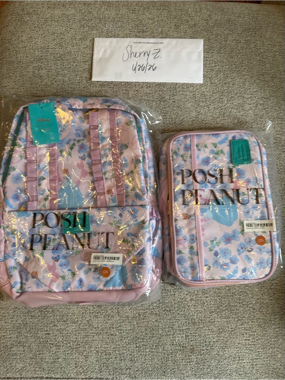 Posh Peanut Disney Cinderella Backpack and Lunchbox